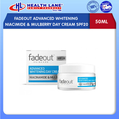 FADEOUT ADVANCED WHITENING NIACIMIDE & MULBERRY DAY CREAM SPF20 50ML